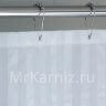 Штора для ванной HILTON белая фото 3
