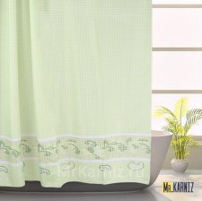 Штора для ванной BATH FRESCO зеленая