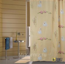 Штора для ванной COUNTRY POOL оранжевая