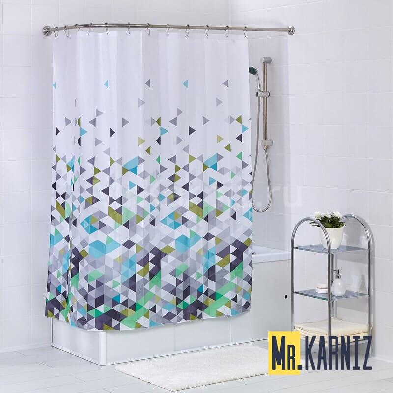 Штора для ванной Tringular Sublimation multi 1 Штора для ванной Tringular Sublimation multi 1