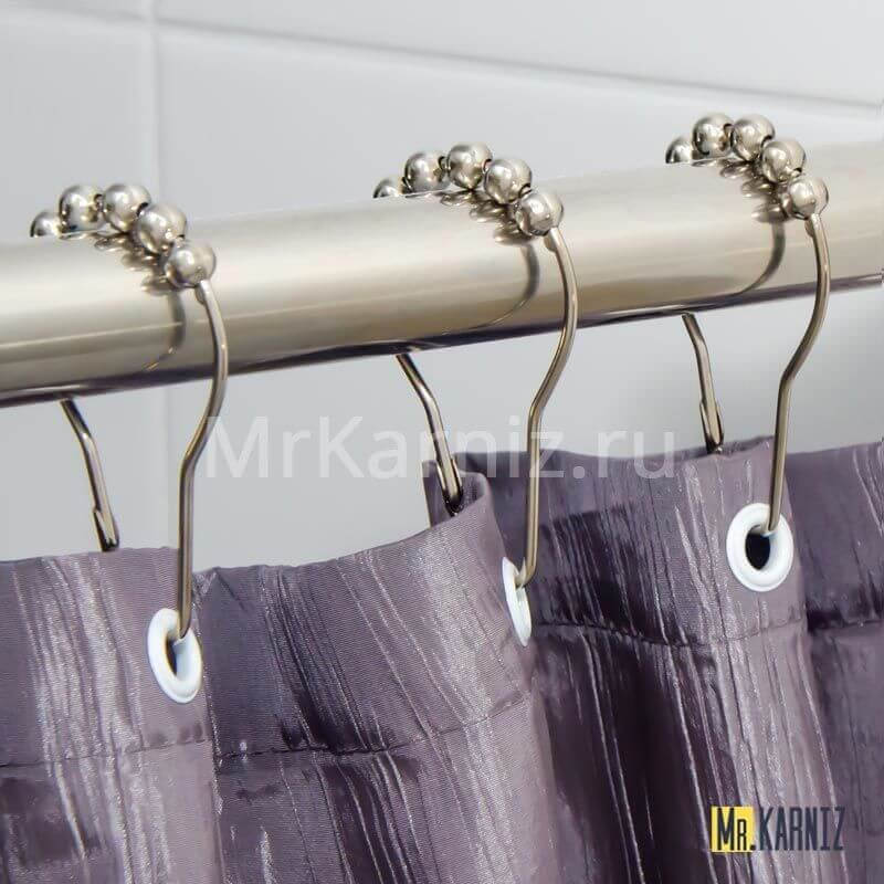 Кольца для штор Piercing Chrome 16 шт.